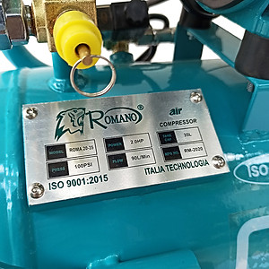 Máy Nén Khí Không Dầu Romano ROMA20-35 (Bình 35L, 2HP)
