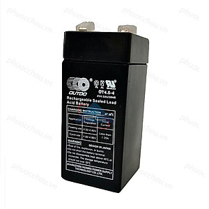 Ắc quy lưu điện Outdo OT4.5-4 4V - 4.5AH dùng cho cân điện tử, thiết bị thanh toán điện tử