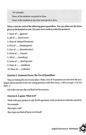 English Grammar - Ngữ Pháp Tiếng Anh 8 (Sách Bài Tập )