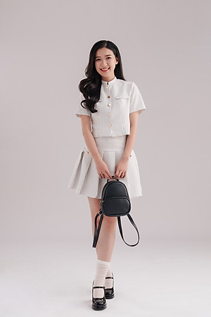 Balo Yuumy ( Thời trang nữ phong cách dễ thương - Balo da Seasand YBA105 )