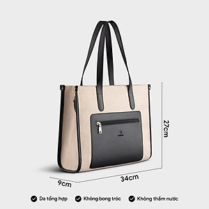 Túi Yuumy ( Thời trang nữ cói phối màu dáng ngang - Túi xách da Seasand YTX46 )