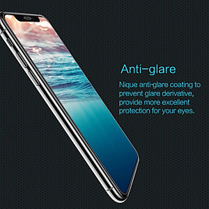 Miếng dán kinh cường lực dành cho iPhone XS MAX Nillkin (độ cứng 9H, mỏng 0.3mm, chống dầu, hạn chế vân tay) - Hàng chính hãng