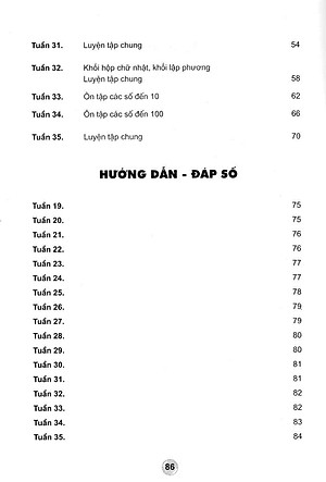 Sách Bài Tập Toán 1 - Tập 2 (Hai Buổi Trong Ngày)