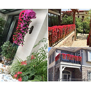 Chùm hoa giả treo tường, hoa thủy tiên giả trang trí ban công, lớp học, nhà hàng phong cách tự nhiên