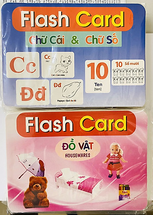 Thẻ Học Thông Minh Flashcard Song Ngữ Cho Bé