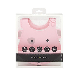 Yếm silicon ăn dặm cho bé Marcus & Marcus, từ 6 tháng