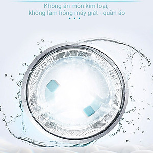 Hộp 12 Viên Tẩy Vệ Sinh Lồng Máy Giặt, Diệt Khuẩn Và Tẩy Chất Cặn Lồng Máy Giặt Hiệu Quả - Hàng Loại 1 - Chính Hãng MINIIN