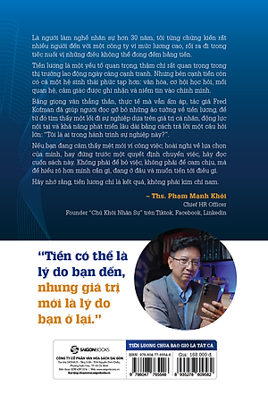 Sách Tiền Lương Chưa Bao Giờ Là Tất Cả