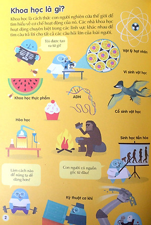 Sách 100 Bí Ẩn Đáng Kinh Ngạc Về Khoa Học (USBORNE - 100 Things To Know About Science)