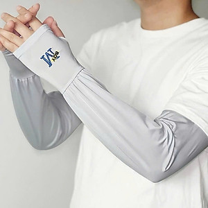 BỘ Găng Tay Bao Tay Ống Chống Nắng Cao Cấp Unisex MÀU XÁM