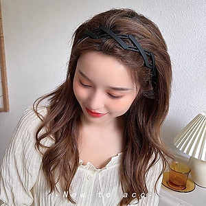 Băng đô nhựa dẻo gấp gọn bỏ túi, bờm cài tóc co giãn tiện lợi - tiemcuaxu