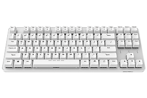 Bàn phím cơ không dây DAREU EK807G White  87-KEYS (Blue/ Brown/ Red D switch) - Chính Hãng