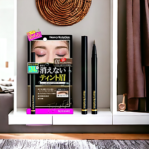 Bút Nước Kẻ Lông Mày Không Lem Trôi Nét Vẽ Siêu Mịn Kissme Heavy Rotation (8 G)