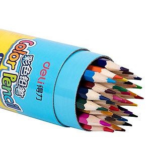  Bút chì màu cốc học sinh Deli - 12/18/24/36 màu - 7012/7013/7014/7015