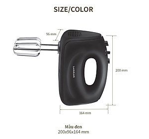 Máy đánh trứng Lock&Lock Hand Mixer EJM501DGRY 250-300W - Hàng chính hãng