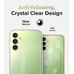 Ốp lưng silicon dẻo cho Samsung Galaxy A05s trong suốt mỏng 0.6mm độ trong tuyệt đối chống trầy xước - hàng nhập khẩu