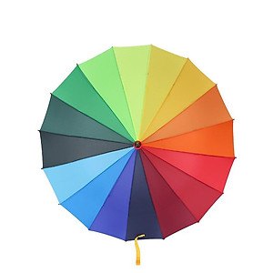 Dù Che Nắng Mưa 7 Màu Cầu Vòng Rộng 95cm