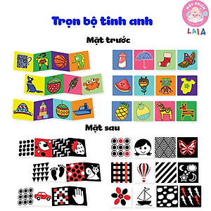 Bộ Thẻ Zigzag Lalala Baby Kích Thích Thị Giác Trí Não Cho Trẻ Sơ Sinh (0-12 Tháng)