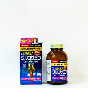 Viên uống bổ sung Glucosamine Orihiro Nhật Bản hỗ trợ giảm đau, giảm thoái hóa xương khớp hiệu quả, 900 viên/hộp - HÀNG CHÍNH HÃNG