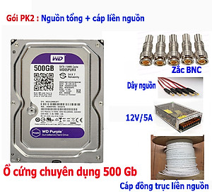 Trọn bộ 8 camera Hikvision và đầu ghi chính hãng 