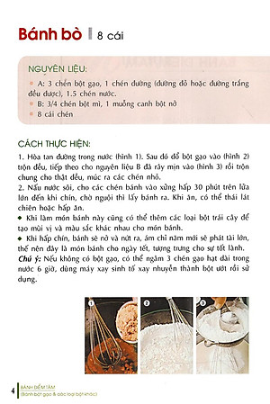 Sách Bánh Điểm Tâm (Bánh Bột Gạo & Các Loại Bột Khác)