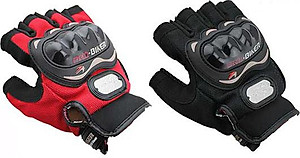 Găng tay/bao tay hở ngón đi phượt, tập Gym...