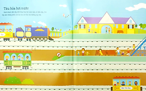 First Sticker Book - Sách Dán Hình Đầu Đời Cho Bé - Tàu Hỏa 75N
