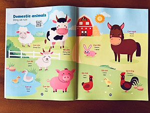 Sách - Combo 4 cuốn Tiếng Anh Đầu Đời Cho Bé (Kèm file nghe) - Giúp bé phát triển ngôn ngữ sớm, học nhanh, nhớ lâu, mở rộng vốn từ, tự tin giao tiếp