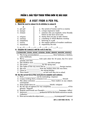 Sách Bài Tập Tiếng Anh 9 - Không Đáp Án (Tái Bản 2020)