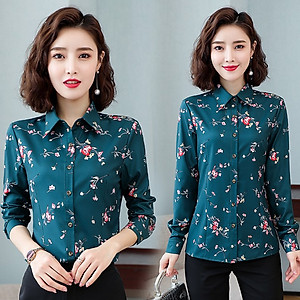 Áo sơ mi nữ thời trang xuân thu Haint Boutique, áo sơ mi voan phong cách Hàn Quốc SM15