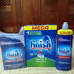 Viên rửa bát FinishAllin1 sh ,Muối rửa bát Finish ,Muối rửa bát Finish.