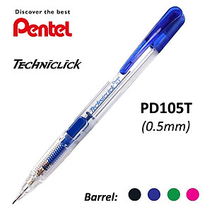 Bút chì kim Pentel bấm thân giữa PD105T Và PD107T viết êm mượt nét mảnh tiện lợi