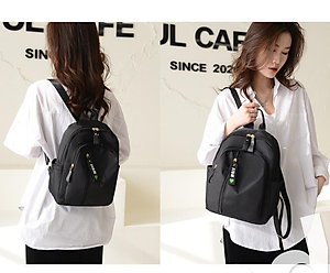 Balo Nữ Cao Cấp Teement, Balo Hàn Quốc Dây Kéo Trước Nhiều Ngăn Chứa Cho Nữ, Vải Oxford Chống Thấm, Nhiều Ngăn Rộng Rãi Tiện Dụng, Balo Đi Chơi, Du Lịch, Dã Ngoại - Hàng Chính Hãng