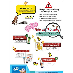 Bio Finil xịt trị ghẻ, ve rận, bọ chét chó mèo