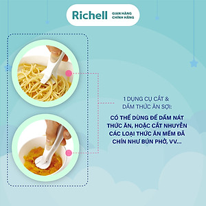 Bộ chế biến ăn dặm kiểu Nhật Richell Nhật Bản | Baby
