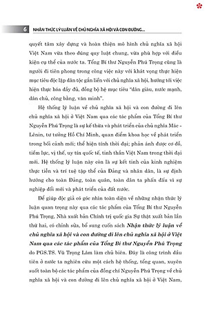 Nhận thức lý luận về chủ nghĩa xã hội và con đường đi lên chủ nghĩa xã hội ở Việt Nam - bản in 2024