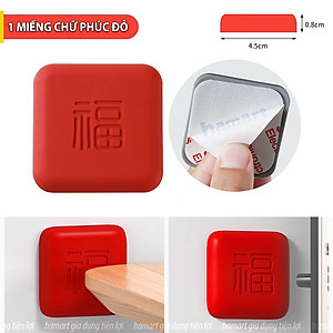 Nút Chống Va Đập Cửa Dán Bảo Vệ Tường Hamart Keo 3M Siêu Dính Silicon Chống Ồn Hiệu Quả