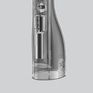 Máy tăm nước không dây LocknLock ENR166GRY - Hàng chính hãng, dung tích 300ml, 4 chế độ vệ sinh, pin xài 20 ngày - JoyMall