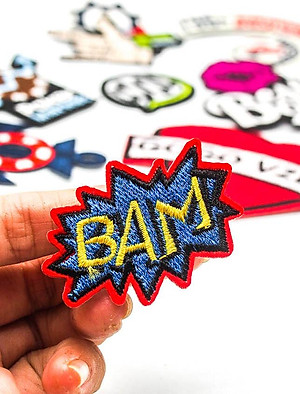 Set 13 Patch vải sticker ủi - Streetstyle 1