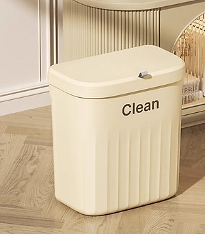 Thùng Rác Treo Tủ Bếp, Treo Nhà Vệ Sinh Nắp Lật 2 Chiều Bằng Nhựa PP Cao cấp - Hàng chính hãng (Màu ngẫu nhiên)