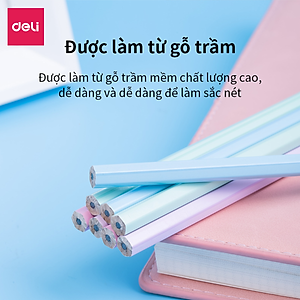 Bút chì lục giác Deli - loại 2B/HB - 30 chiếc/hộp - 58166 / 58167