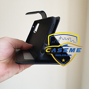 Bao da dạng ví dành cho OPPO Reno7 5G hiệu Hanman có quai cài - Hàng Chính Hãng