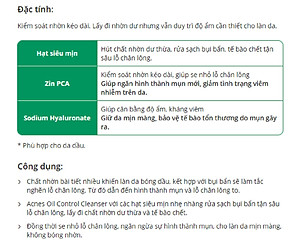 Sữa rửa mặt kiểm soát nhờn ngăn ngừa mụn dạng gel Acnes Oil Control Cleanser 100g