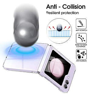 Ốp lưng trong suốt chống sốc cho Samsung Galaxy Z Flip 7 / Z Flip 6 hiệu Likgus Crystal - Bảo vệ toàn diện, chống sốc chống va đập, đệm khí 4 góc - Hàng nhập khẩu