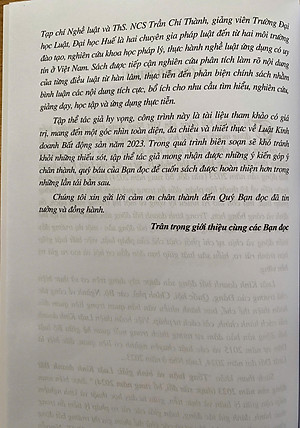  Tổng Luận Và Bình Giải Luật Kinh Doanh Bất Động Sản Năm 2023 ( Được sửa đổi, bổ sung năm 2024 ) 