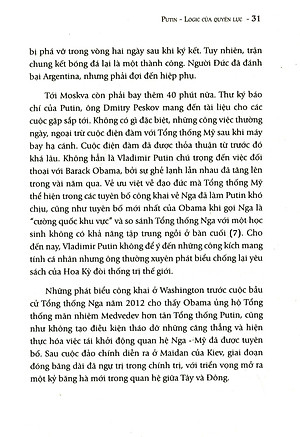 Sách Putin Logic Của Quyền Lực (Tái Bản 2020)
