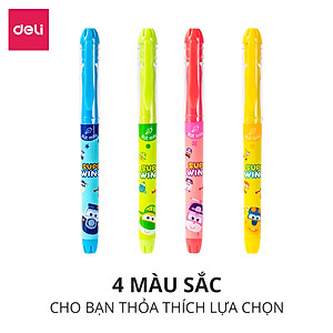 Bút máy bút mực học sinh ngòi kim tinh luyện chữ đẹp tập viết Super Wings Deli - Thiết kế mẫu mã đa dạng, ngòi bút chất lượng cao, màu sắc bắt mắt kèm hộp đựng - CQ894