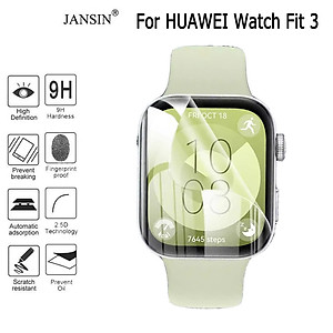 Miếng Dán Mặt Đồng Hồ Hydrogel Film cho đồng hồ Huawei Watch Fit 3_ Hàng chính hãng