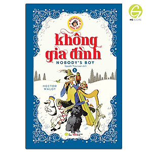 Sách - Không gia đình - Sách song ngữ văn học kinh điển, tặng kèm file nghe & note từ vựng, combo 2 cuốn - HG Books