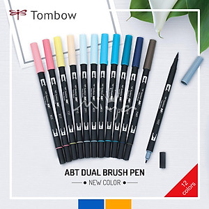 Bộ 12 Bút Tombow Dual Brush màu mới 2019 